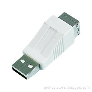 USB A Male to Type B Female Adapter/Converter for Printer, Plug-and-play Function